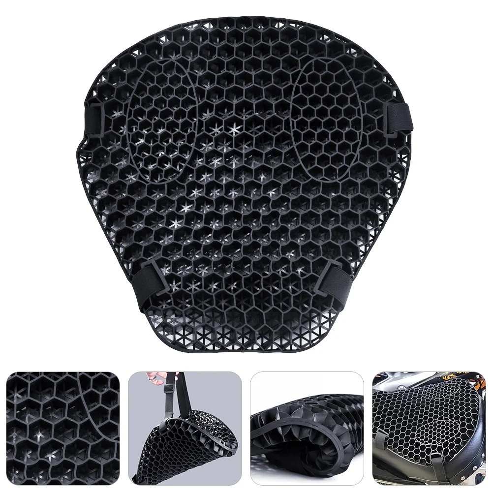 

Motorcycle Cushion Pressure Relief Seat Gel Motorcycles Pad Cover for Mat Shock-absorption