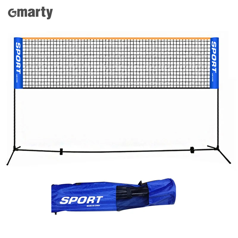 

Portable Folding Standard Professional Badminton Net Indoor Outdoor Sports Volleyball Tennis Training Square Nets Mesh