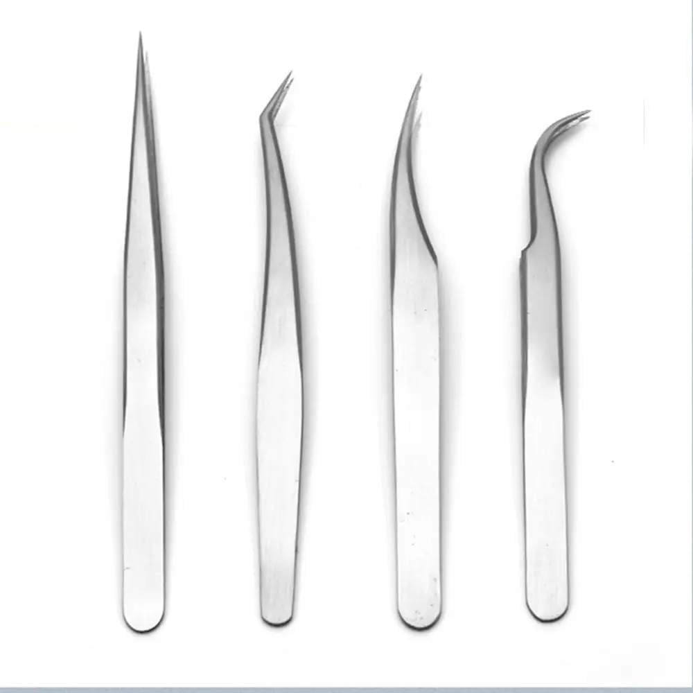 Removal Eyebrow Pinch Clip Clamps Eyebrow Trimming Tool Grafting Lash Picking Tool Eyelash Extension Tweezer Eyebrow Tweezers