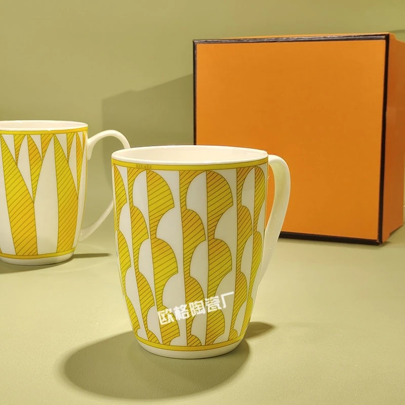 

Bone China Mark Cups Simple Ceramic Breakfast Cups Coffee Cups Drinking Cups Ideal for Students