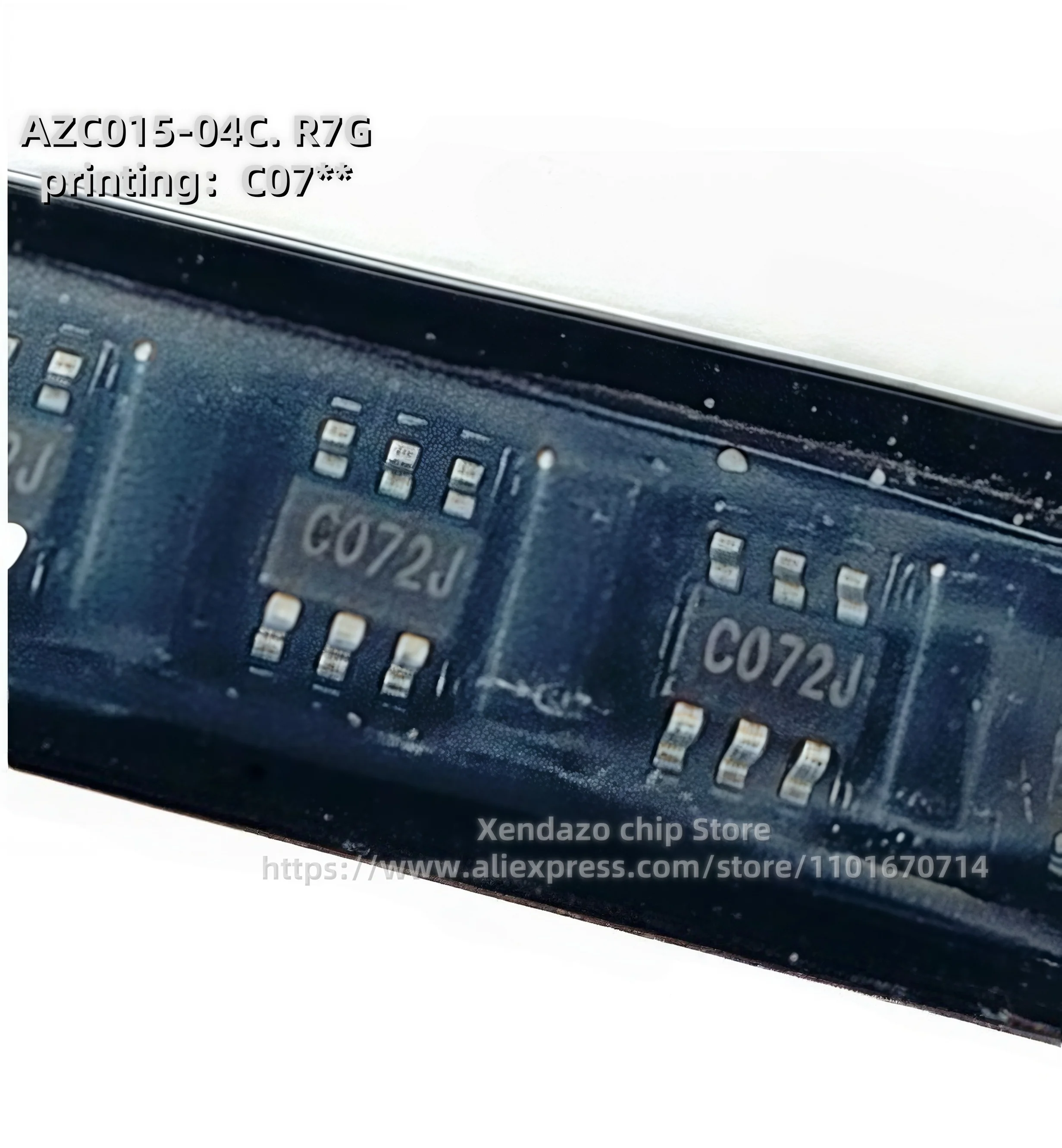 10PCS AZC015-04C. R7G/ESD AZC015-04C. R7G AZC015-04C SOT363 Screen printing: C07** Original genuine