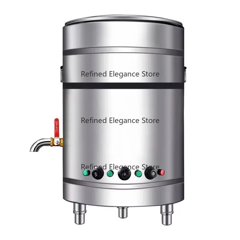 Commercial Stainless Steel Soup Barrel Noodle Pasta Cooking Machine Soup Bucket Electric Heating Warmer Stock Pots Boiler
