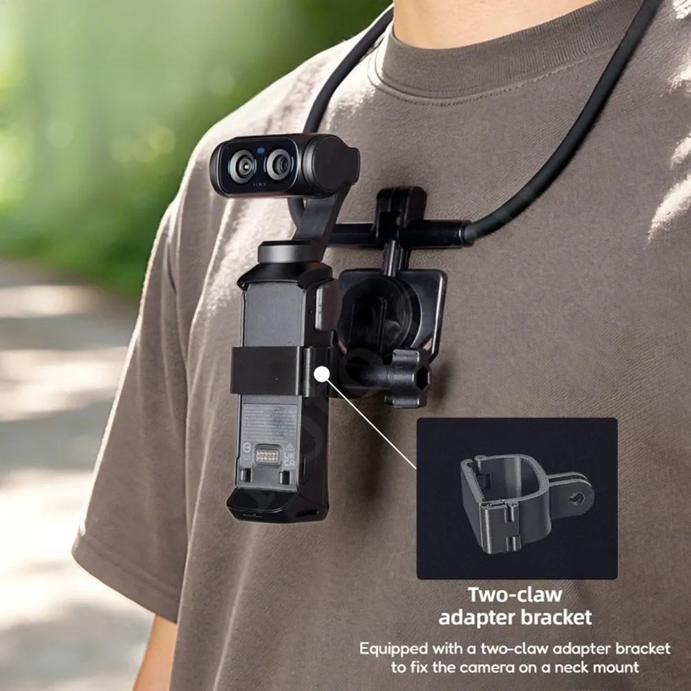 Uchwyt do zdalnego sterowania kamerą Insta360 Luna Ultra, pasek na nadgarstek, mocowanie na szyję do widoku z perspektywy pierwszej osoby dla Insta 360 Luna Ultra — zdjęcie produktu 2