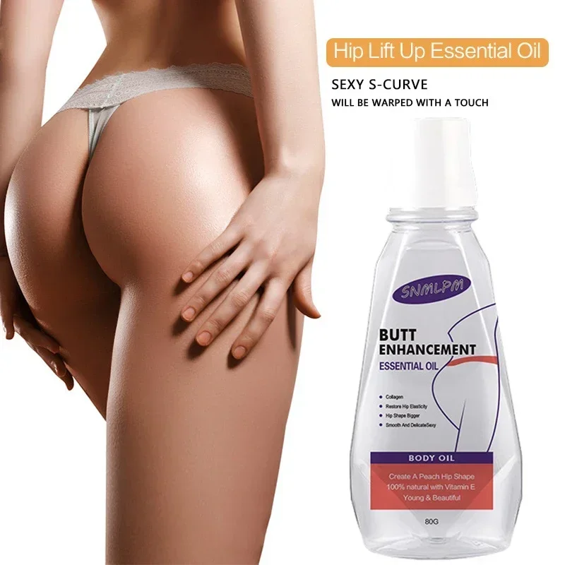 80ml Natural Butt Enhancement Essential Oil Cream Effective Lifting Firming Fast Growth Sexy Butt Hip Lift Up Massage Big Ass