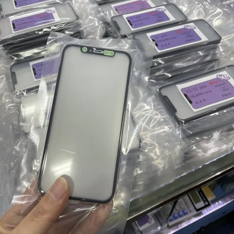 10 SZT. Szkło zewnętrzne z klejem OCA do iPhone 18 Pro, 18 Pro Max, 14, 15, 16 Pro Plus, 13, 12, 11 Pro Max, Mini, wymiana ekranu dotykowego i obiektywu — zdjęcie produktu 5