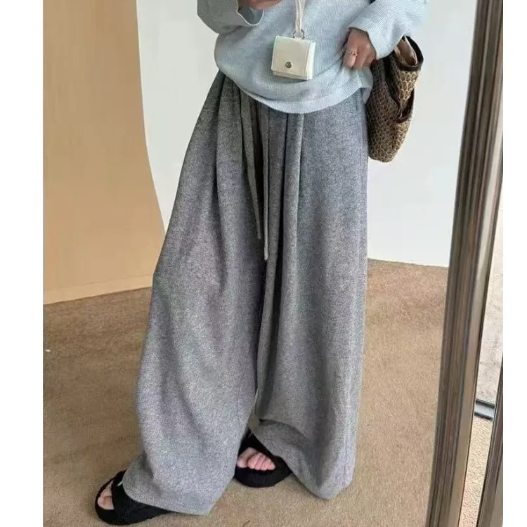 Faionable Thiened Camere سراويل تقليدية المرأة عالية الخصر سكين-بنطلون طويل الخريف الشتاء Ele تنوعا Sles #3