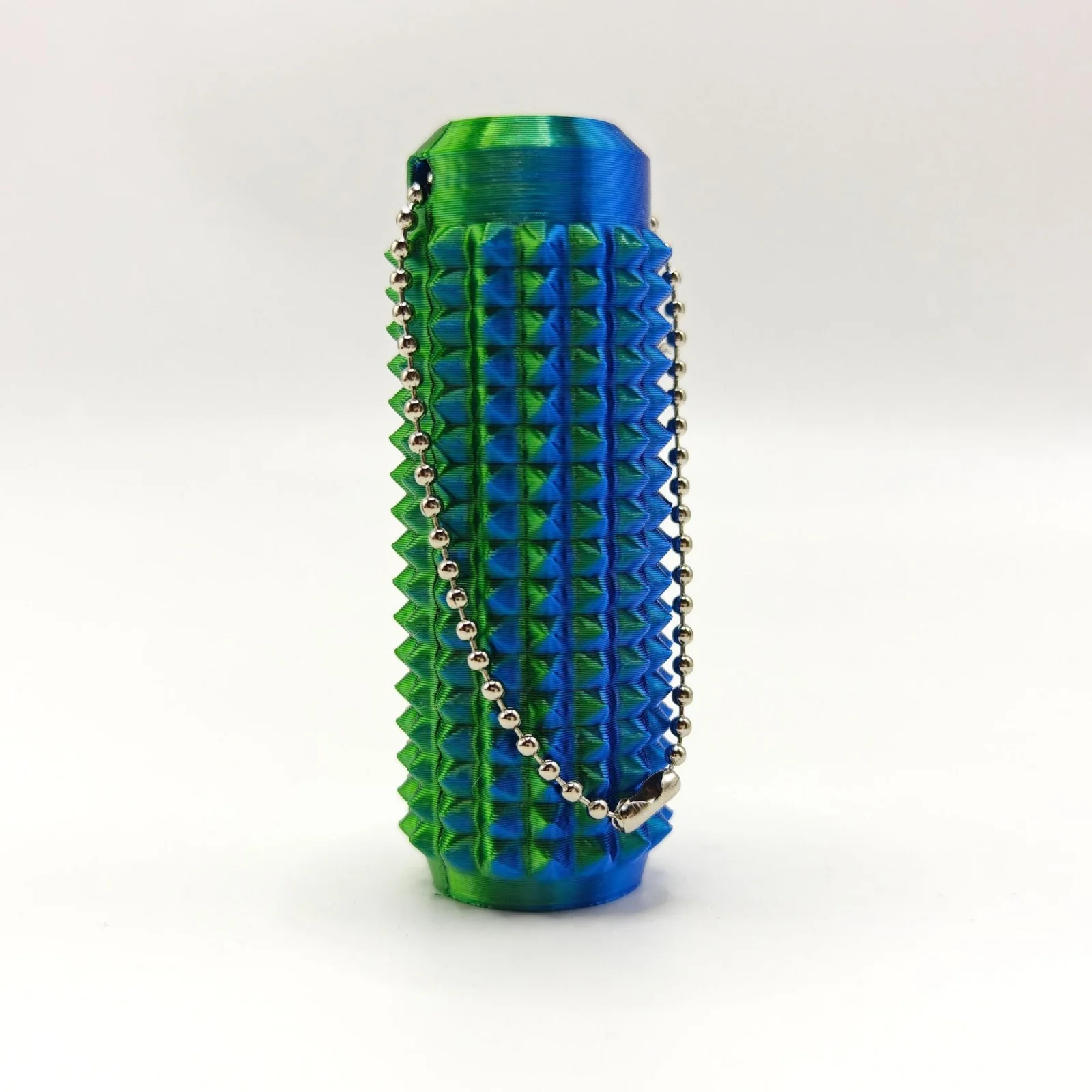 Little Ouchies Schmerzstimulations-Fidget-Spielzeug, 3D-gedruckter stacheliger Taschen-Schlüsselanhänger mit Clicker-Knopf-Spinner, sensorisches Spielzeug gegen Angstzustände und zur Konzentration – Detail 9