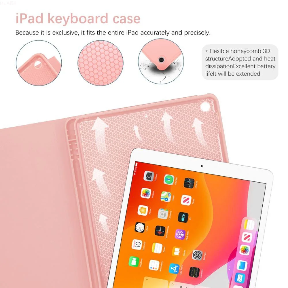 For iPad Keyboard Case For iPad Pro 11 12.9 2020 2021 Air 5 4 10.9 Mini 6 10.2 9/8/7th 2018 5th 6th 9.7 Pro 10.5 Mini 4 5 Case