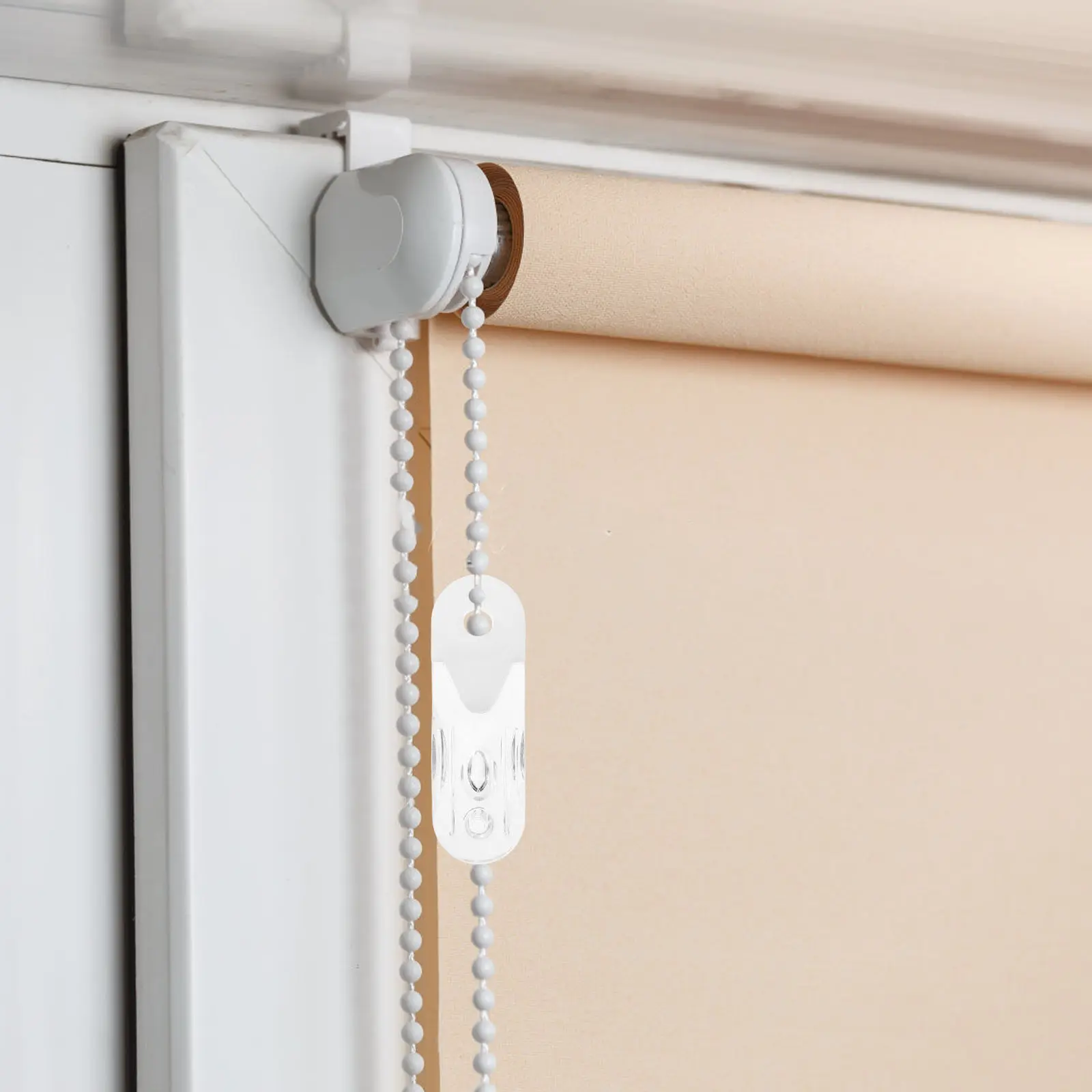 2Pcs Heavy Duty Acrylic Pull Pendant Curtain Weight Windproof Blind Cord Handle for Sheer Curtains Roller Blinds Window Shade