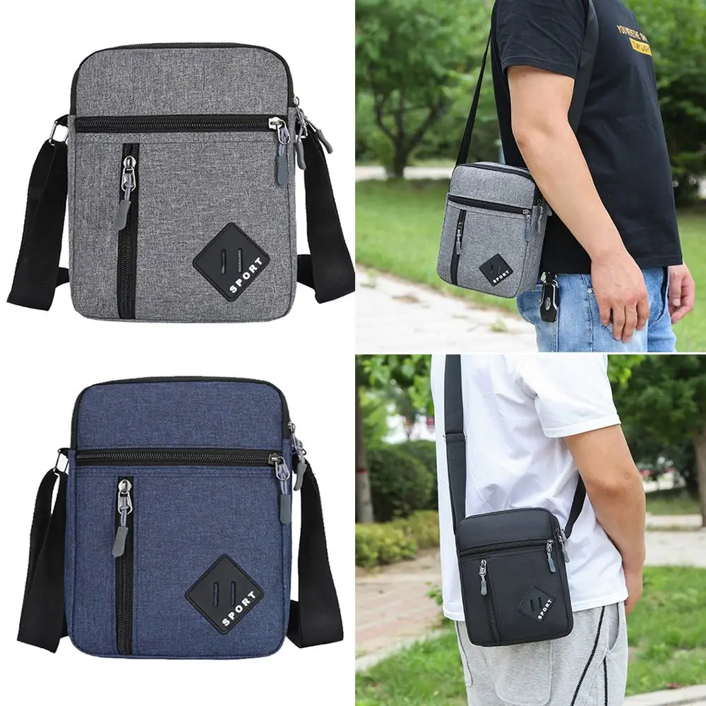 

Men's Messenger Bag Cross Body Shoulder Bag Outdoor Casual Waterproof Oxford Packs For Work Business Satchel Purse Portable