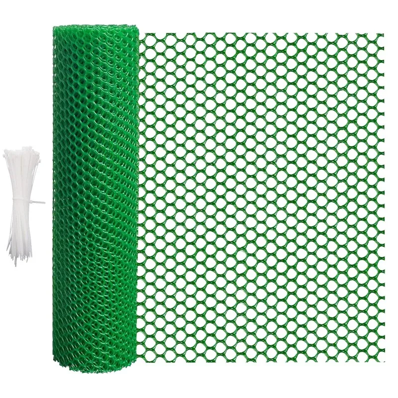 Upgraded Heavy-duty Plastic Zipper Strap Suitable for Chicken Coop Fences, Garden Fences, Pet Isolation, Balconies