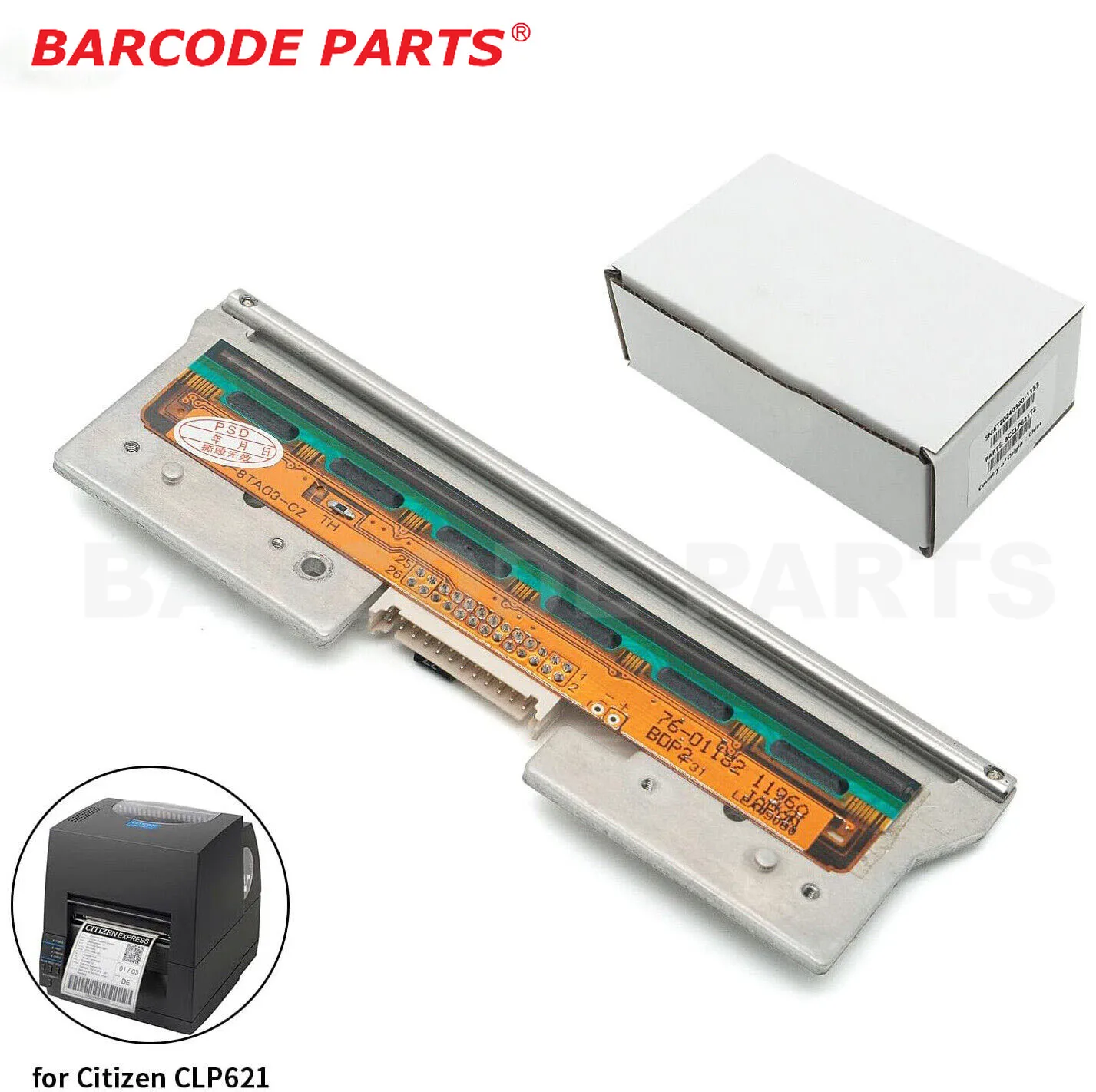 

✅203dpi Thermal Printhead for Citizen CLP-621 CLP-621C CLP-621Z CL-S621 CL-S621C CL-F2404 CLP-521 CL-S521 Print head,JM14705-0✅