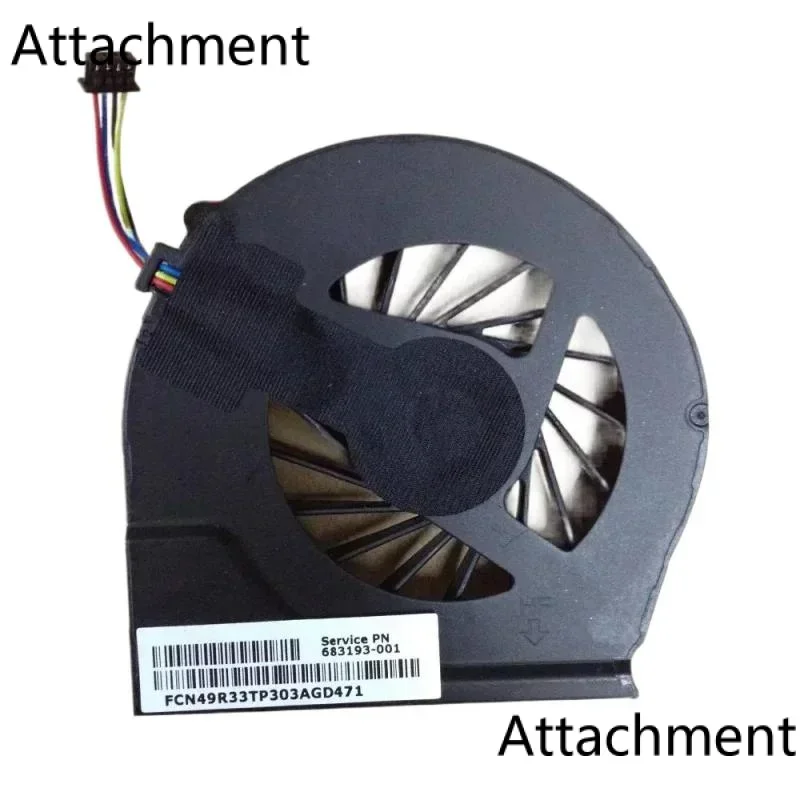 FORLaptops computer CPU cooling fan fit for HP Pavilion G6-2000 G6-2100 G6-2200 G4-2000 series laptops 683193-001 ha f1014 p72