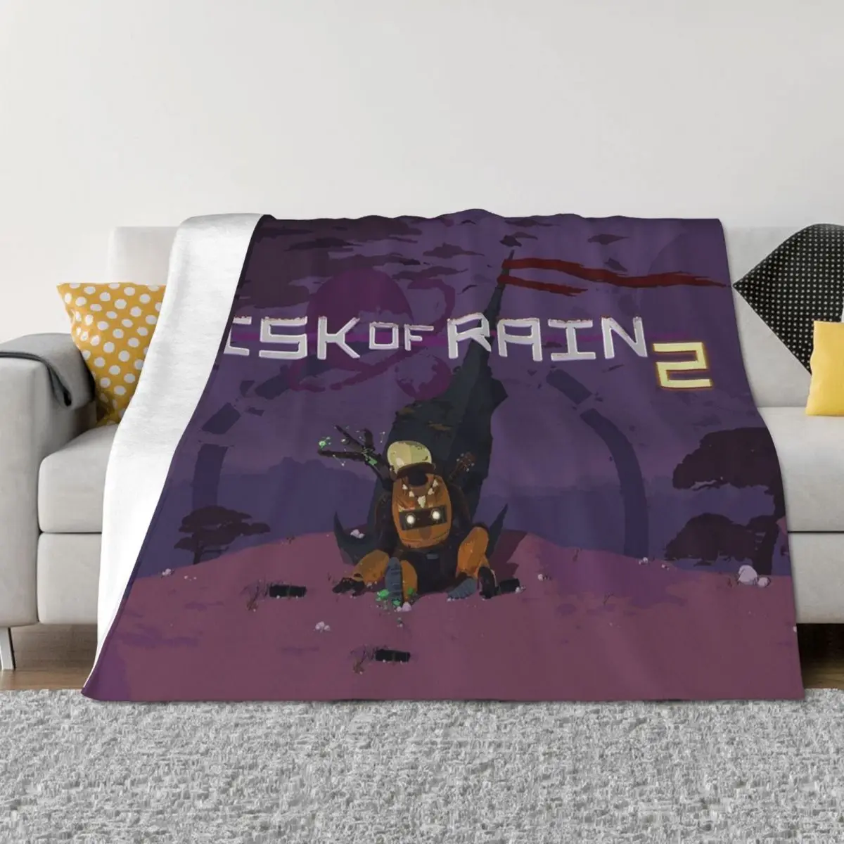 

Risk of rain Throw Blanket Sofa Quilt Bed covers Beach Bed Blankets