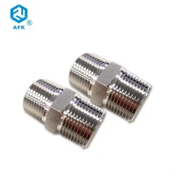 1/8in 1/4in 3/8in 1/2in 3/4in Instrumentation Pipe Fittings Stainless steel 316/316L Monel Duplex Male Thread NPT Hex Nipple
