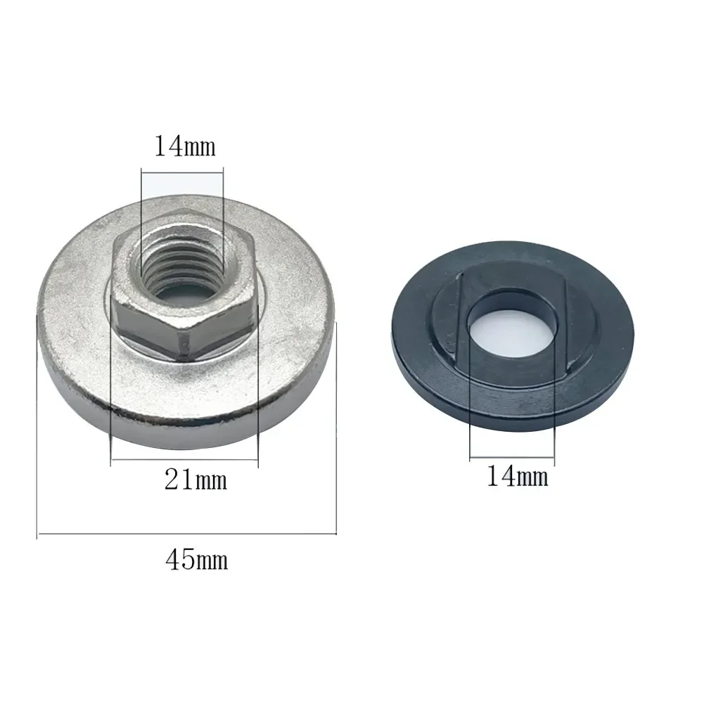 For 125/150/180/230 Type Angle Grinder Parts Power Tool Parts Metal Flange Nut Accessories Angle Grinder Parts