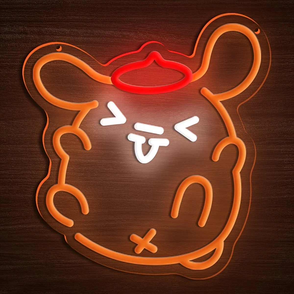 

Милый светодиодный неоновый светильник Sanrio Dog Festival с регулировкой яркости для декора дома, вечеринок, свадеб, семейных встреч, гостиных и сада