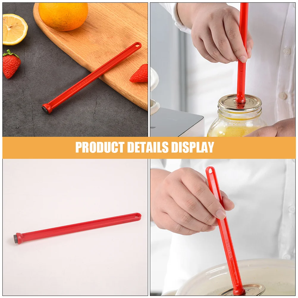 4PCS Magnetic Lid Lifter Anti-Scald Jar Lifter Jam Jar Handler Essential Kitchen Tools Canning Grabber Magnetic Lid Wand Canning