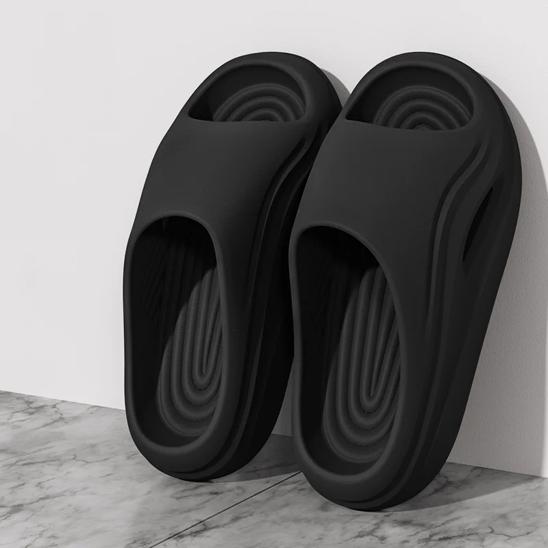 Sommerliche Dicksohlen-Pantoffeln für Männer und Frauen, EVA Weichsohlen-Hausschuhe, leichte Strandschuhe, Herren-Slipper, Flip-Flops – Detail 5