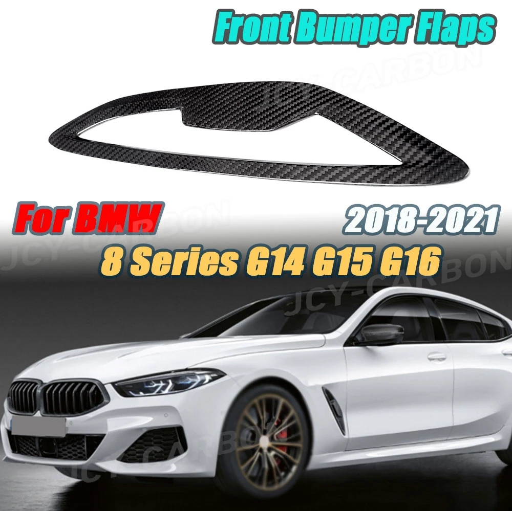 

Carbon Fiber Side Door Fenders Blade Panels Flares for BMW 8 Series G14 G15 G16 M Sport 2018 - 2021 FRP Door Side Fender