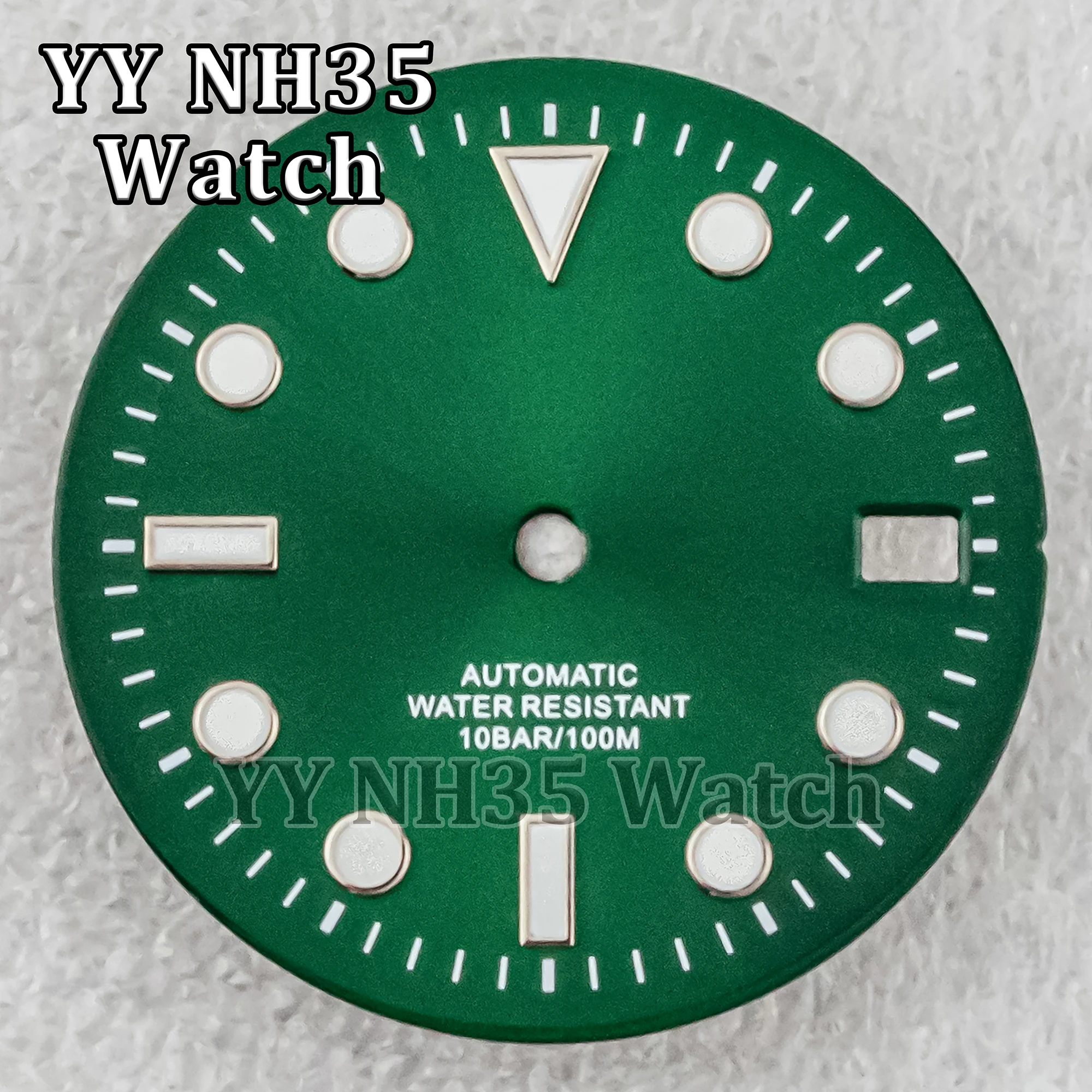 

Watch Mod Parts Luminous Dial 28.5mm NH35 Dial for SUB GMT 36mm/39mm Case DIY Watch Accessories fit NH35/36 Mechanical Movement