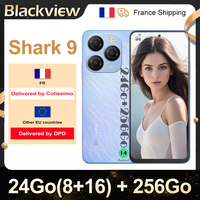 5G Mobile Phone Blackview Shark 9 NFC (8+16)GB RAM 256GB ROM Android 14 6.67\