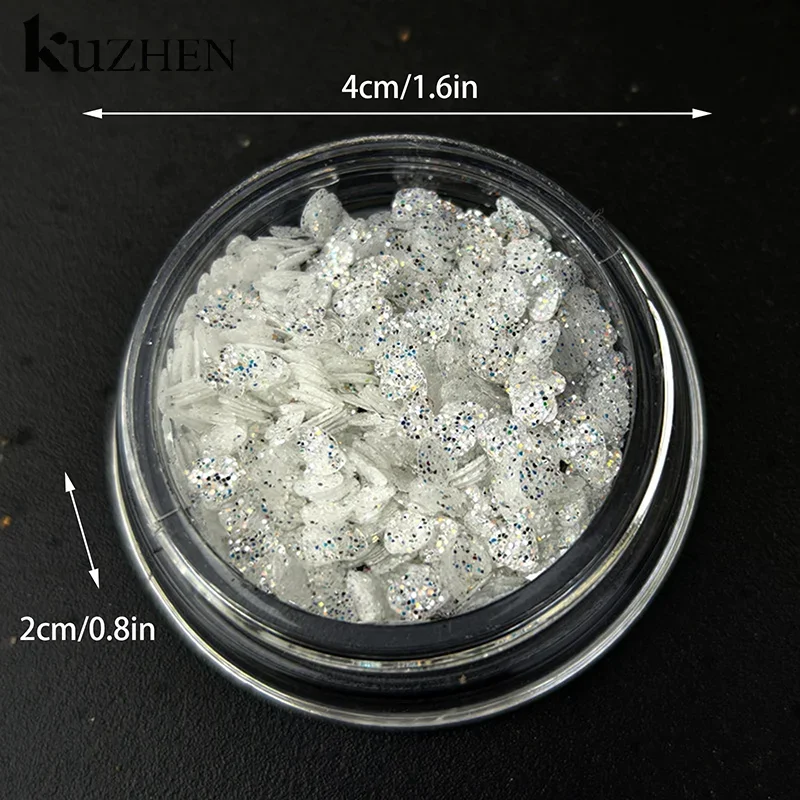 미니 스파클링 스타 네일 반짝이 스파클링 펜타그램 네일 장식 네일 살롱 디자인 귀여운 액세서리 DIY 네일 아트 디자인