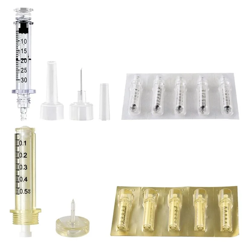 

0.3Ml/0.5Ml Ampoule Head Cartridge Ampoule Head Injection Hyaluron Pen Syringe Needle for Hyaluronic Pen Tip Syringe Anti-Aging