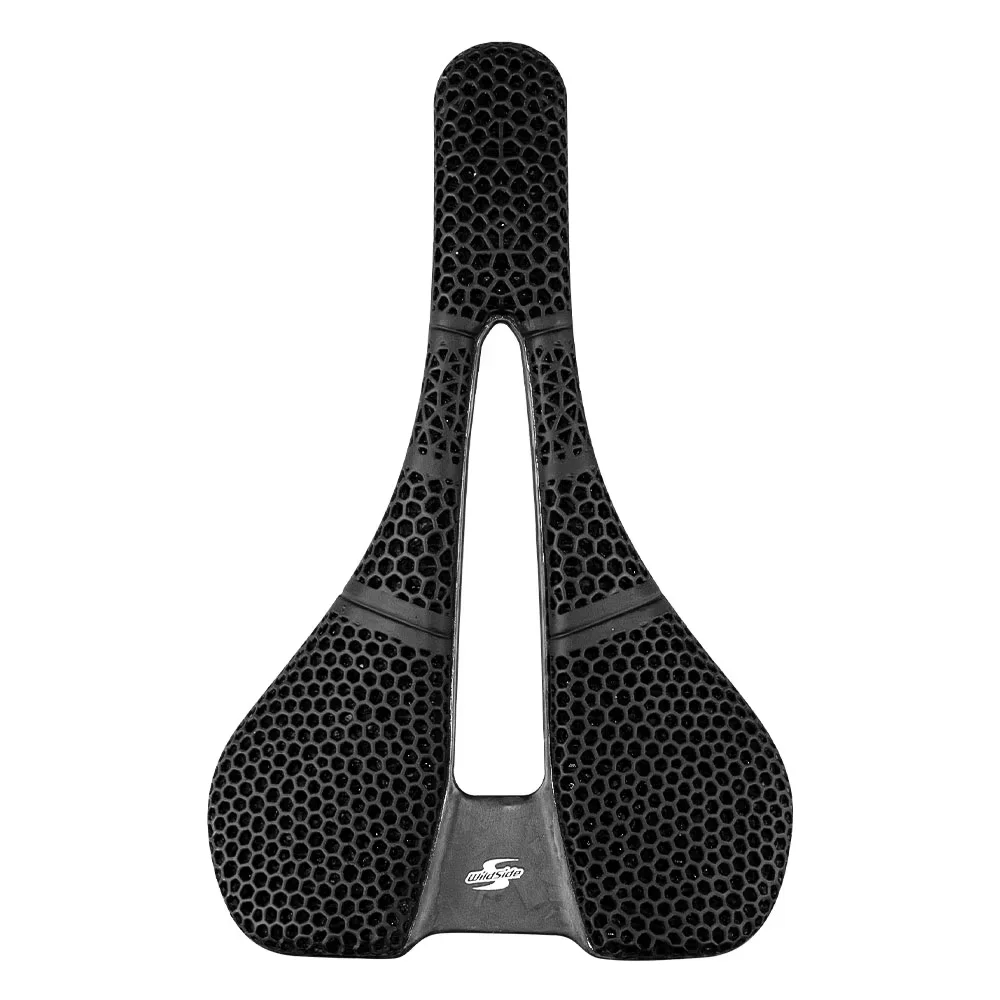 AliExpress WALGUN Wildside 3D Printed Bike Saddle Ultralight Carbon Fiber Hollow Comfortable Breathable MTB Gravel Road Bicyle Riding Seat Parts