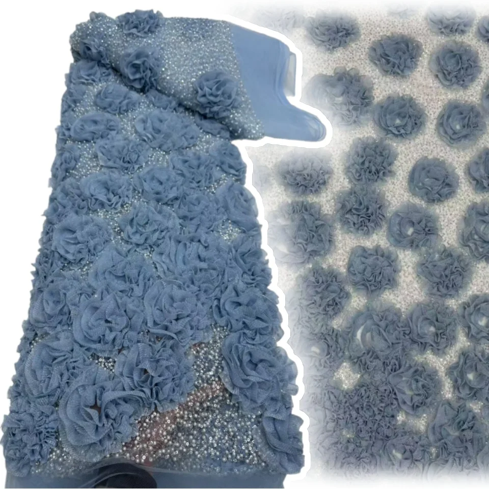 

Зеленая кружевная ткань, тяжелая трубка из бисера, вышивка, 3D цветок, блестки, лазерная ткань Dr, домашняя губка, принадлежности для рукоделия, AH1314