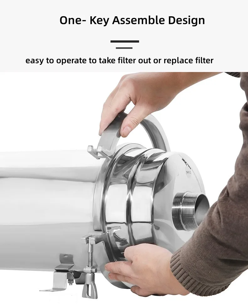 High Flow Haushalt Edelstahl Ultrafilter Uf Front Wasserfilter für Zuhause