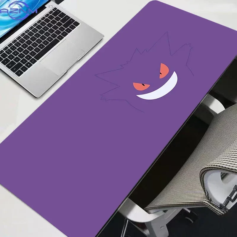 Mouse Pad Anime Gamer Large XXL Tablet Varmilo Keyboard Carpet Kawaii Gaming Gengar Pokemon Pikachu Accessories Mousepad