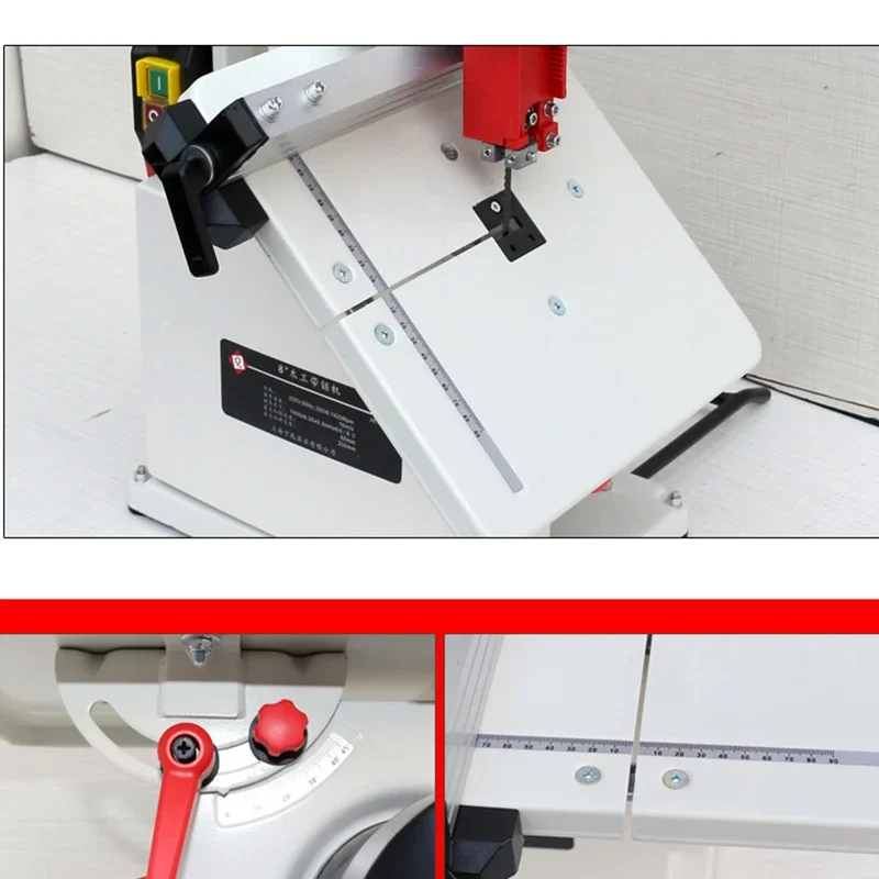 Woodworking Machine Band Saw For Metal 8.5 Inch Workshop Table Saw 200MM 350W Small Household Multifunctional Wood Cutting Tool