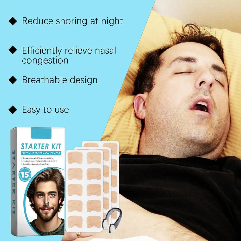 

Anti-Snoring Breathing Enhancer Reduces Nasal Congestion Snoring Improves Sleep Quality Enhanced Oxygen