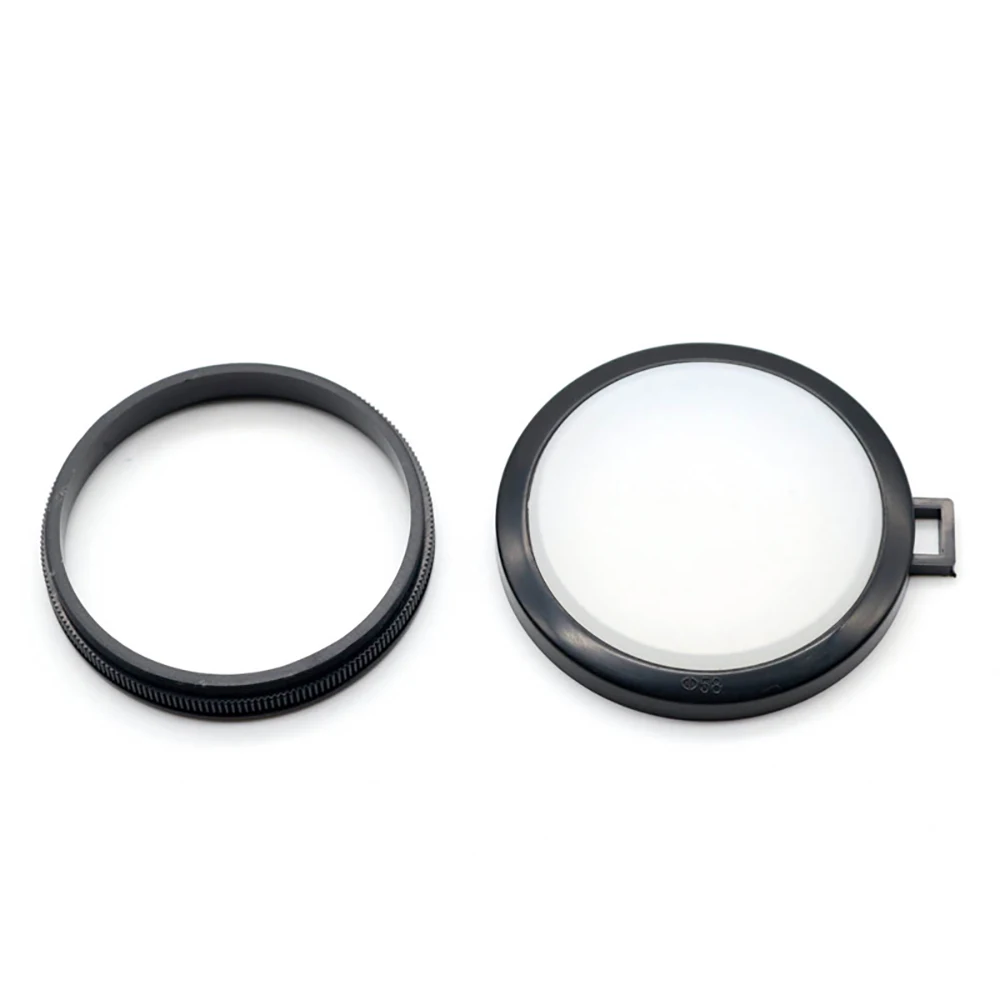 58mm 2-in-1 Lens Cap & White Balance Filter Universal Camera Accessory for Accurate Color Calibration DSLR Photography Tool