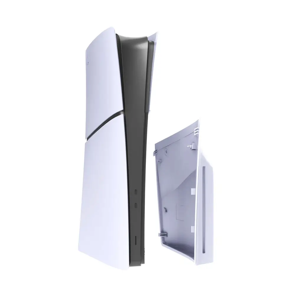 High Quality Hard White Panels ABS Replacement Shell Case One Parts Faceplate Cover for PS5 Slim Disc Digital