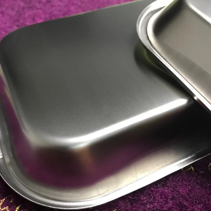 TJDent, 1 Uds., bandeja médica quirúrgica Dental de acero inoxidable, bandeja práctica ambiental para clínica, herramientas para instrumentos de laboratorio, plato de almacenamiento