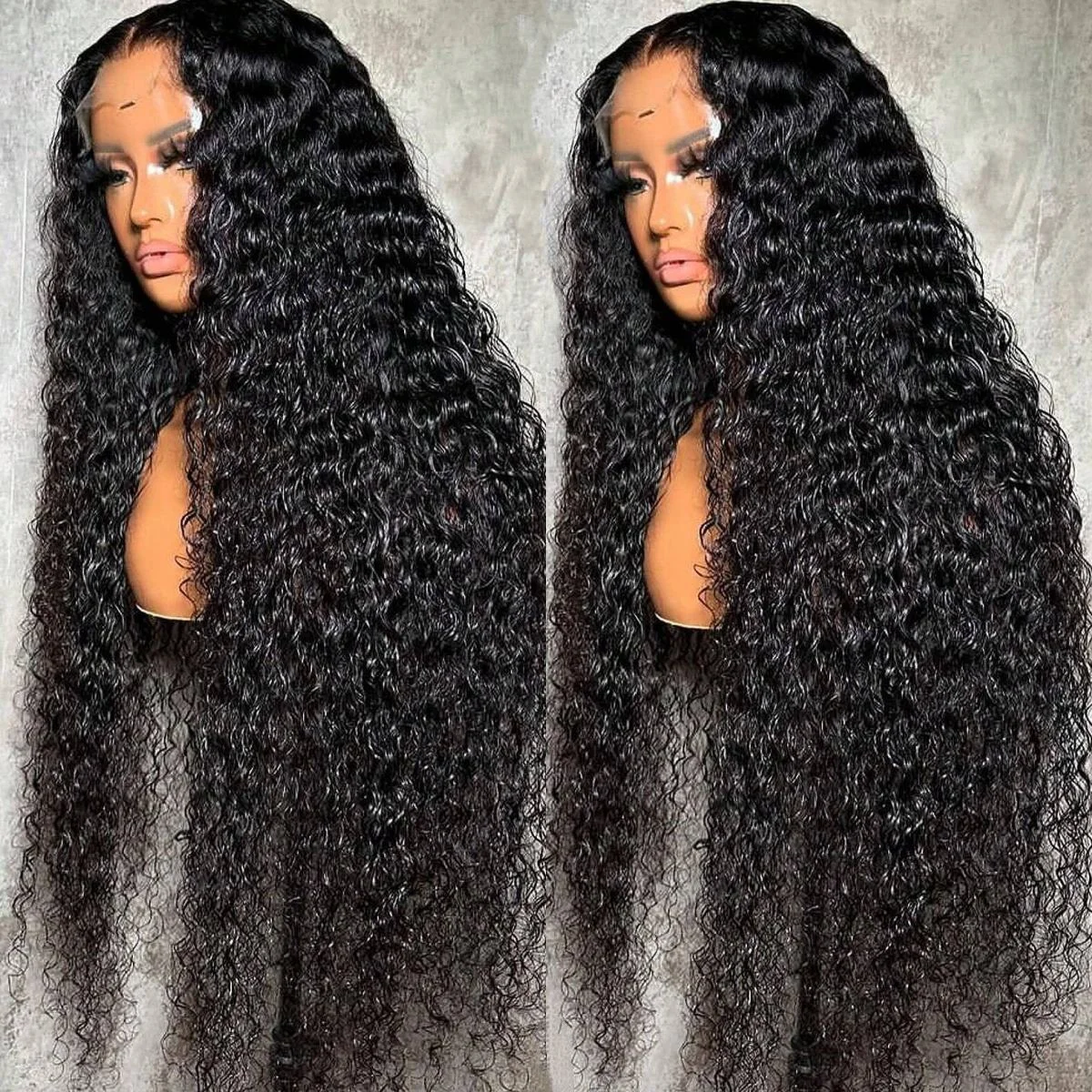 

30 Inch Kinky Curly 13x4 Lace Front Human Hair Wigs For Women PrePlucked Transparent 13x6 Deep Wave Lace Frontal Human Hair Wigs