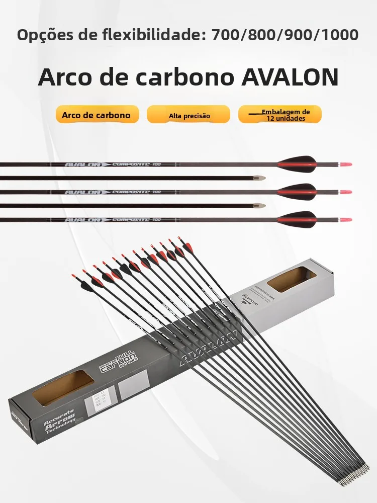 flechas-de-carbono-puro-avalon-3k-para-tiro-con-arco-deportes-al-aire-libre-recreacion-juguete-tradicional-clase-de-arco