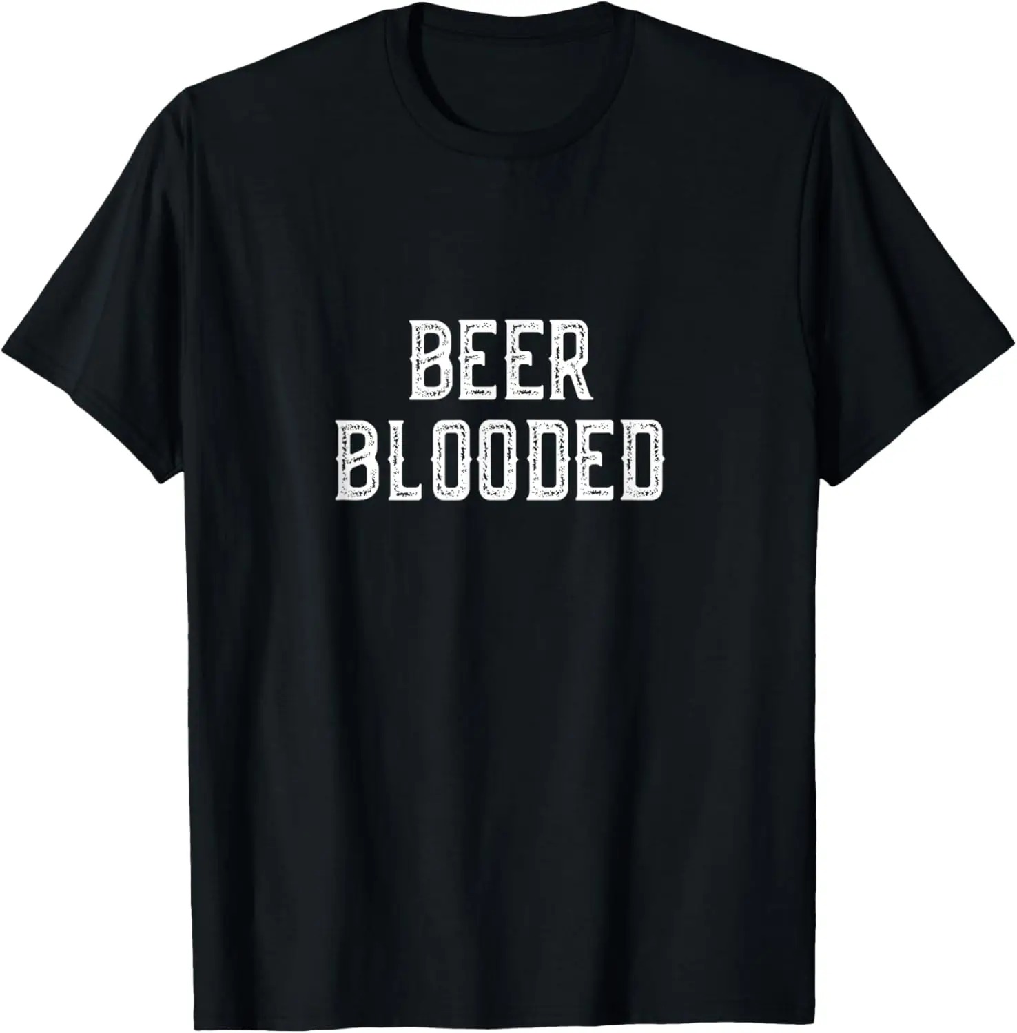 Beer Blooded Funny Alcohol Brew Drinking Humor Party Gift T-Shirt