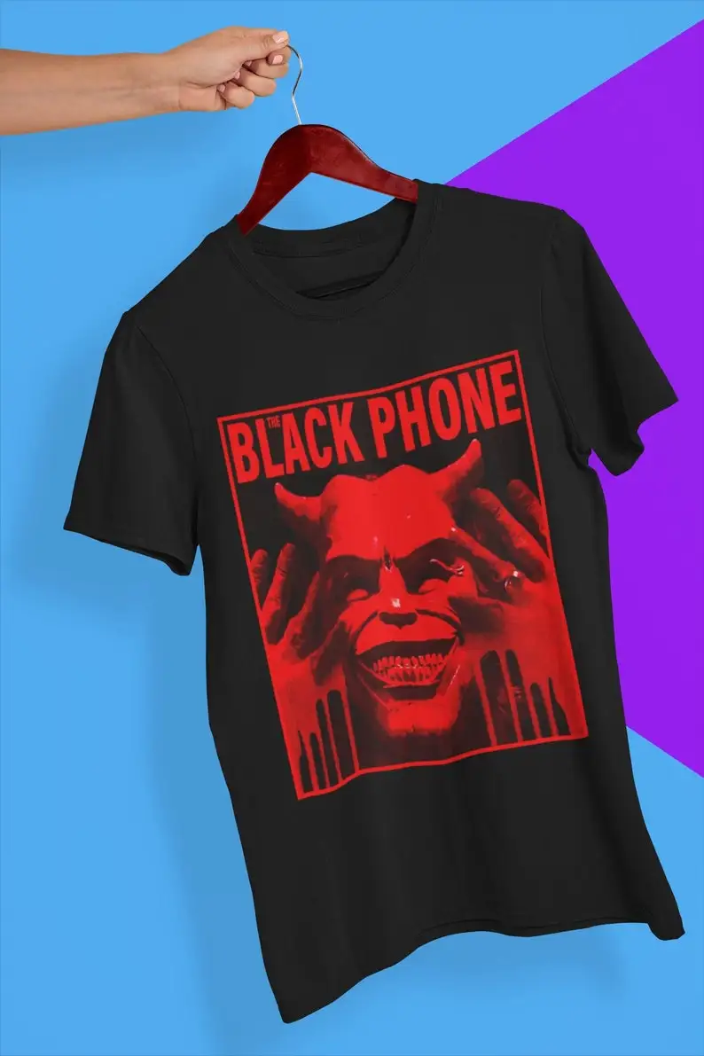 The Black Phone Unisex Movie T-Shirt, Horror Fan Graphic Tee, Gift For Her, Gift for Him, Movie Nostalgia Clothing, Holiday Gift