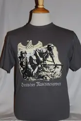 WWII Wehrmacht Machine Gun Team T-Shirt. Summer Cotton Short Sleeve O-Neck Mens T Shirt New S-3XL