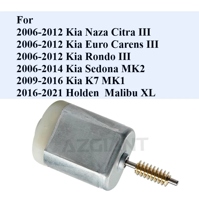 

Electric Motor For Kia Naza Citra Euro Carens Rondo III Sedona K7 Malibu XL Side View Exterior Mirror Fold Motor Actuator Repair