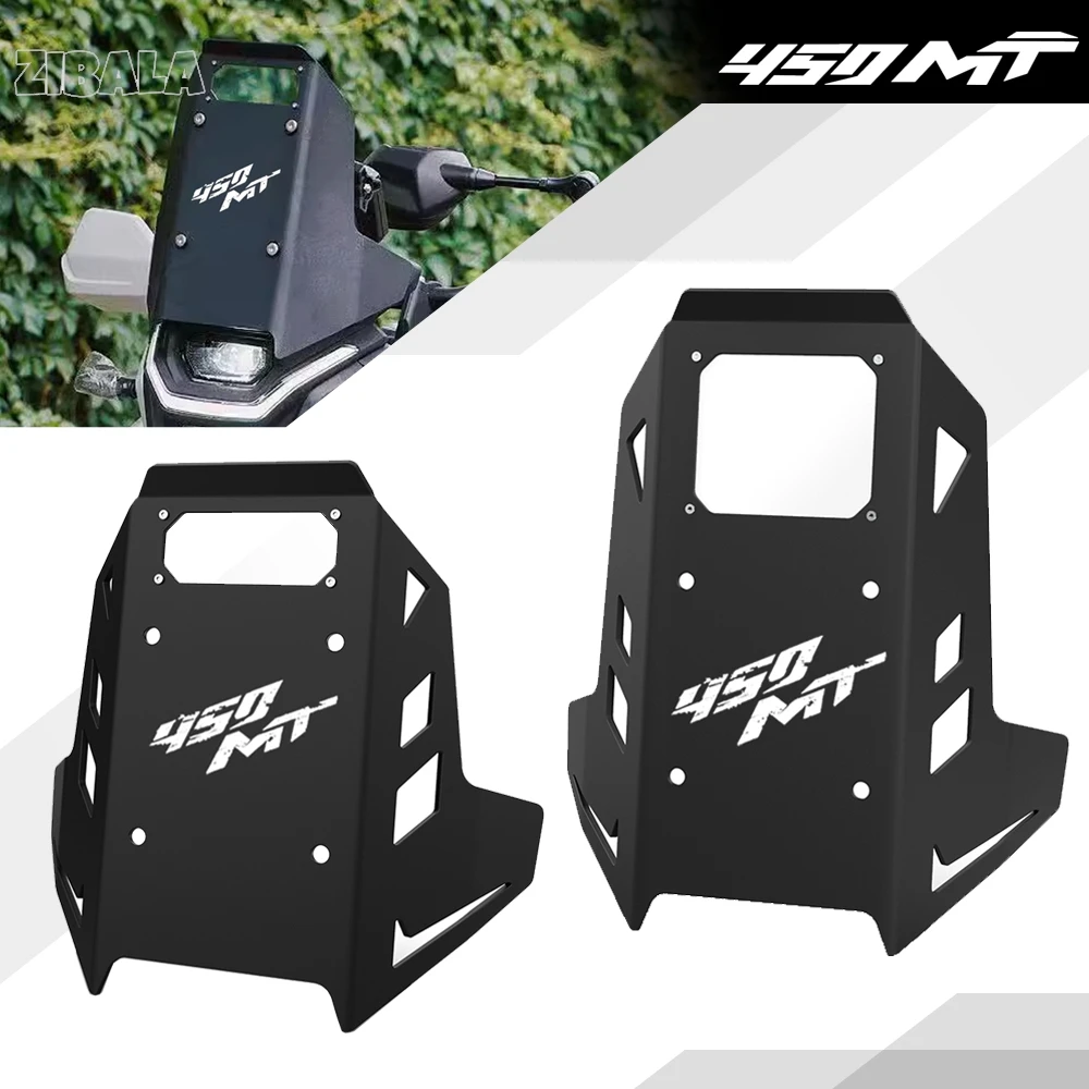 

Motorcycle Accessories Front Windshield Airflow Wind Deflector Windscreen FOR CFMOTO 450MT IBEX450 Ibex 450 MT 2024 2025 2026