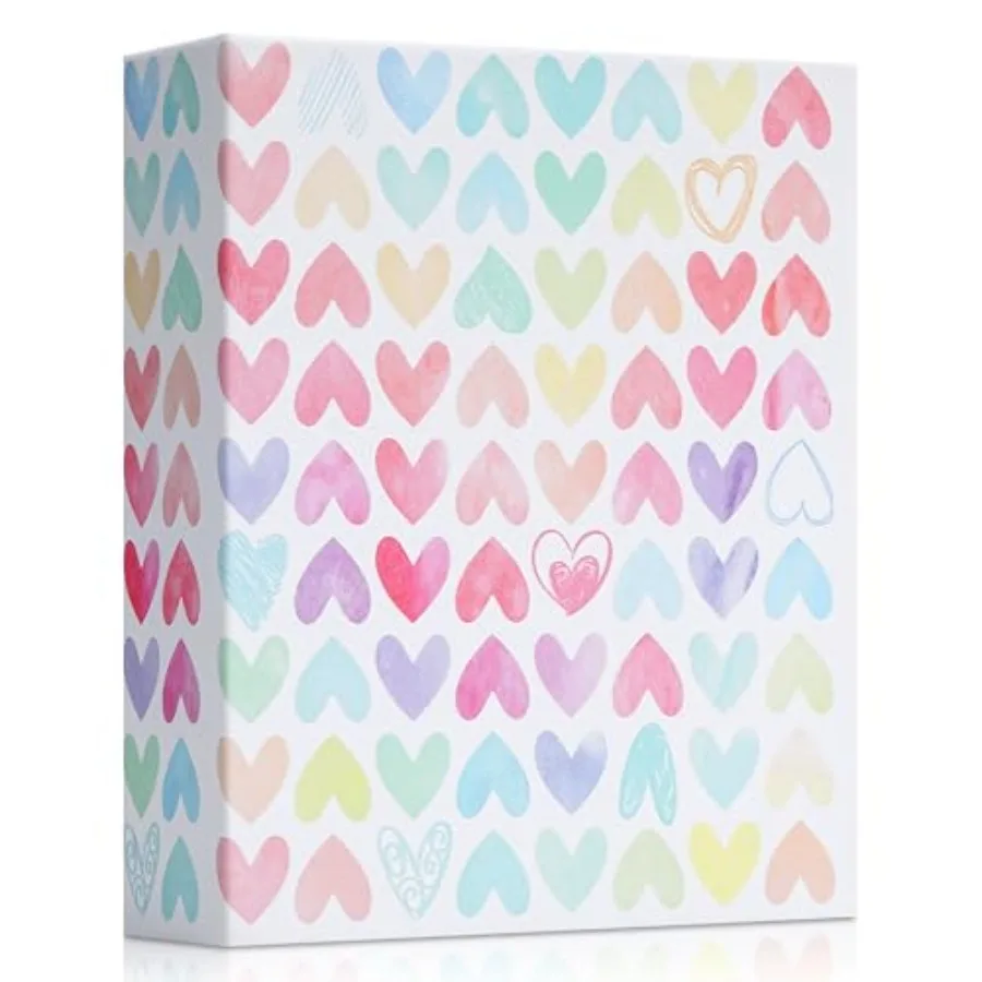 

Photo Album for 4x6, Small Picture Album Holds 52 Photos, PU Leather Cover Photo Book for Vertical Photos, Memory Album for Bab