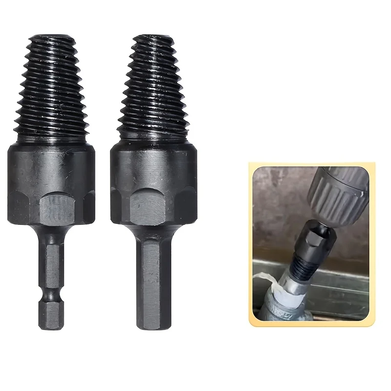 

‌ Экстрактор сломанных болтов 1/2 дюйма и 3/4 дюйма — съемник винтов из высокопрочной стали для сантехнических клапанов, совместимость с электрической дрелью ‌