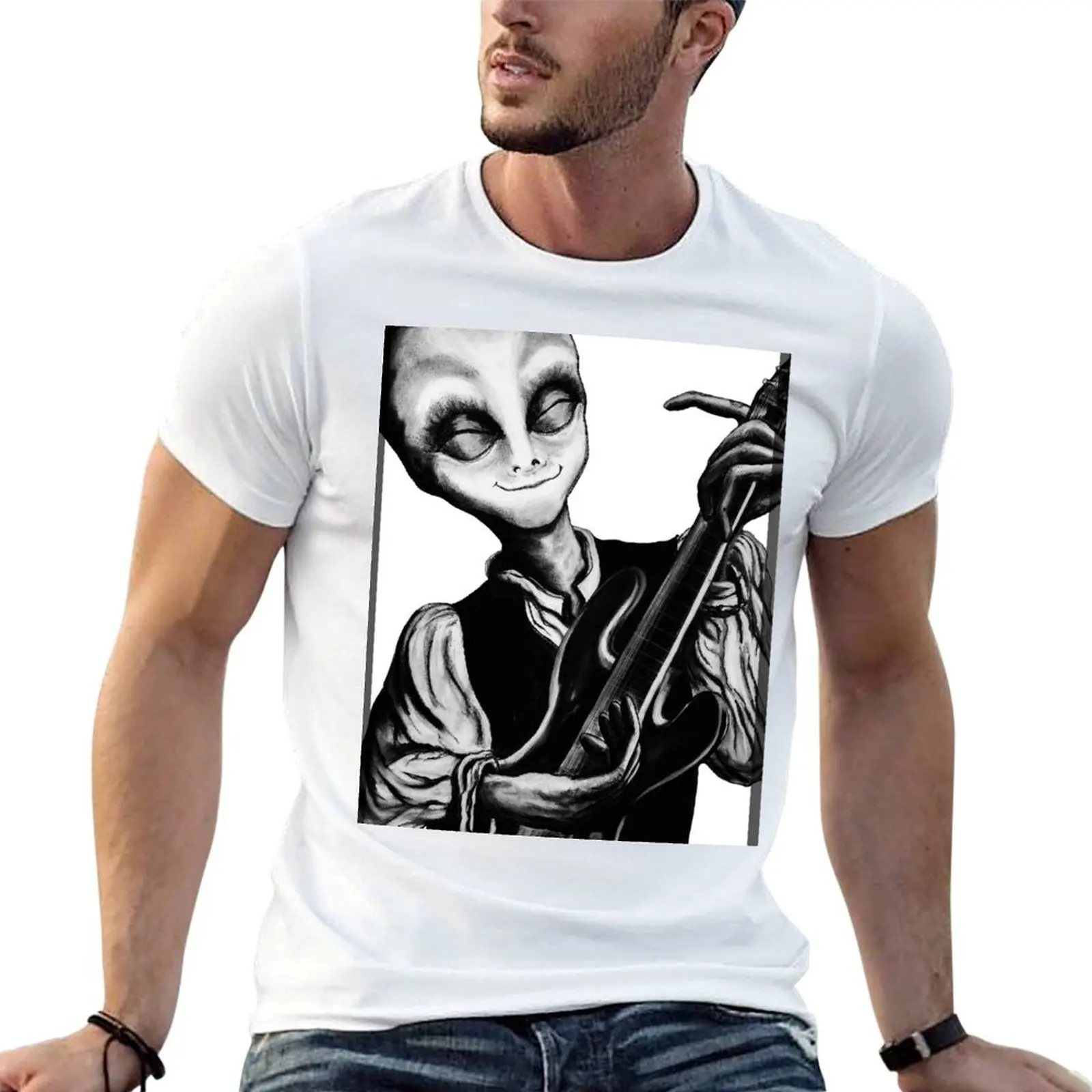 Radar Rocking Out T-Shirt summer tops cotton man t-shirts fitted t shirts for men