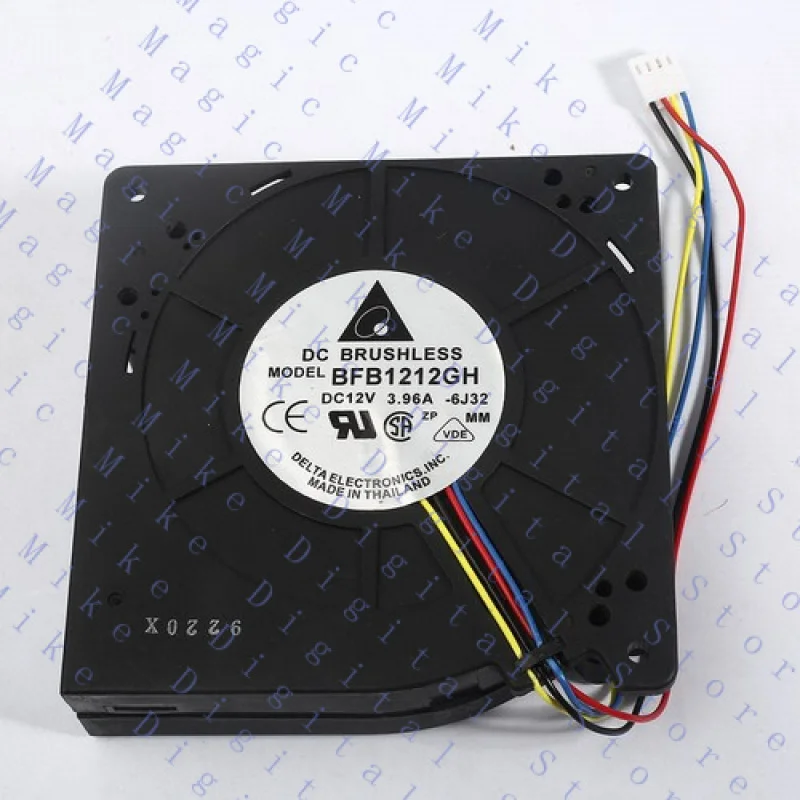 

UU FOR Delta DC 12V 3.96A BFB1212GH 12032 120x120x32mm 12cm Cooling Fan