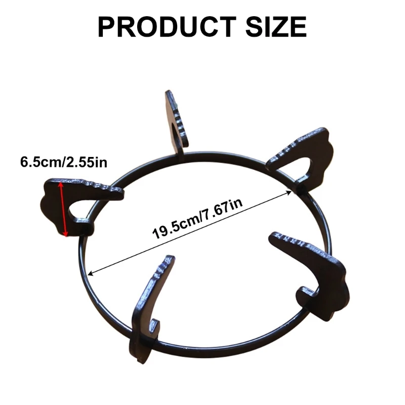 주방 쿡탑에 적합한 요리 액세서리 냄비 지지대 철 질감