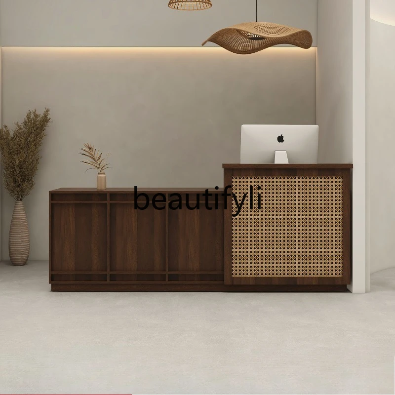 كريم خمر نمط صغير ماكينة تسجيل المدفوعات النقدية مكافحة الروطان ديكور بسيط الحديثة بار مجلس الوزراء
